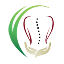 A drawing of a person 's back with hands holding it
